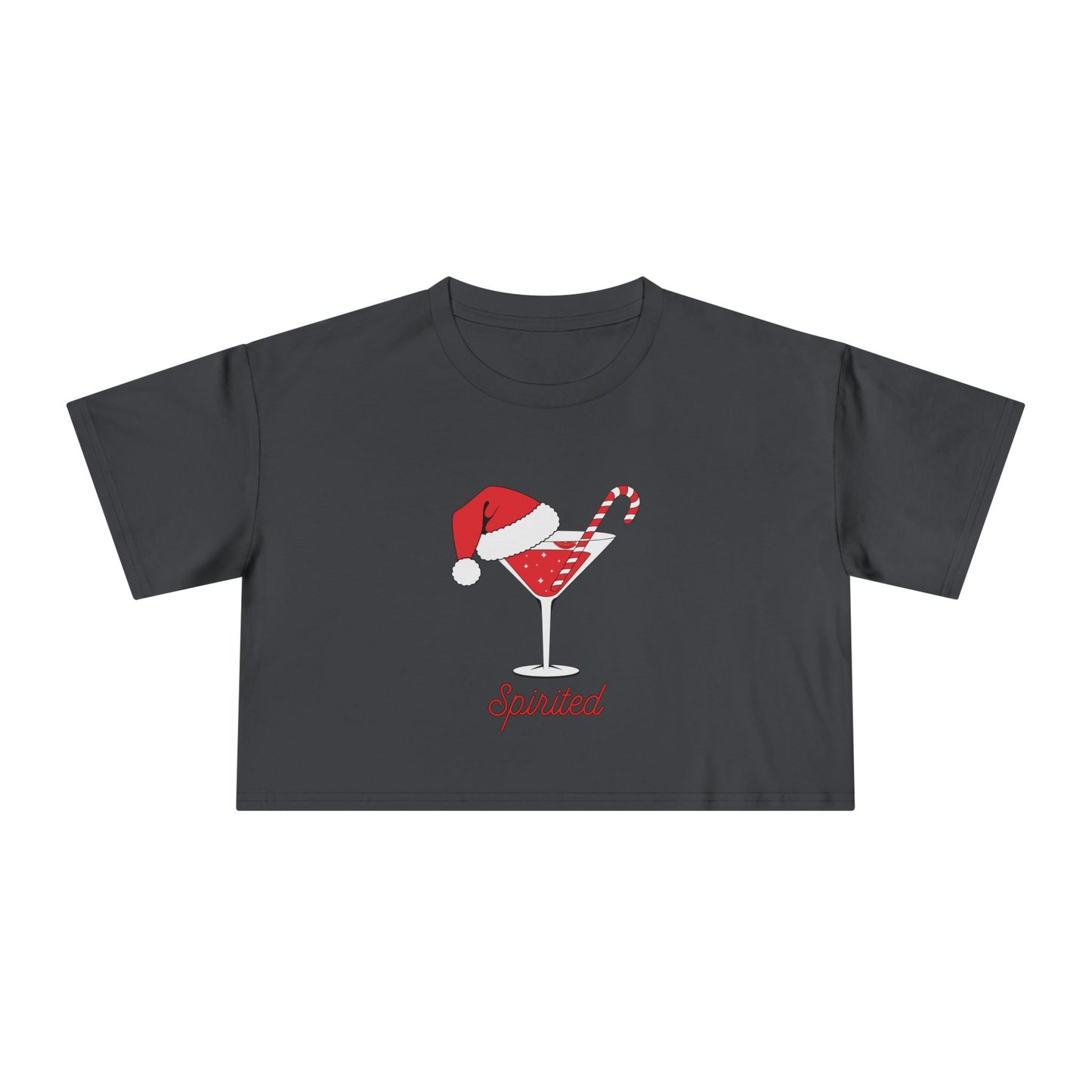 "Spirited" Festive Crop Top