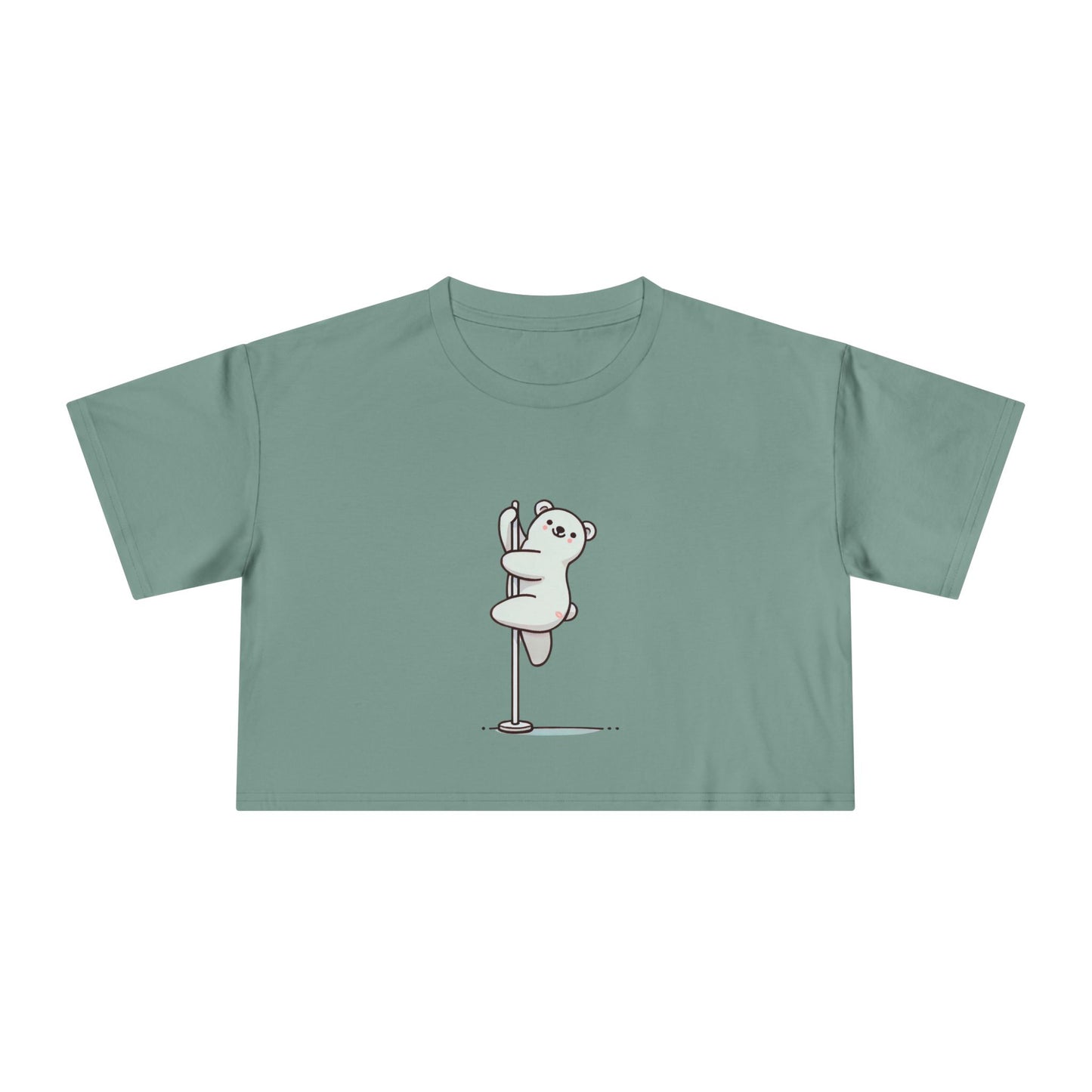 Dancing Polar Bear Premium Crop Top