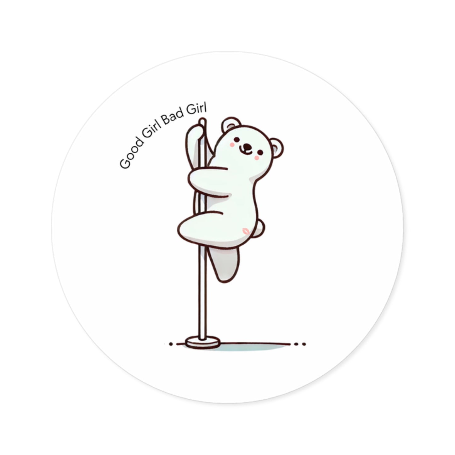 Dancing Polar Bear Sticker