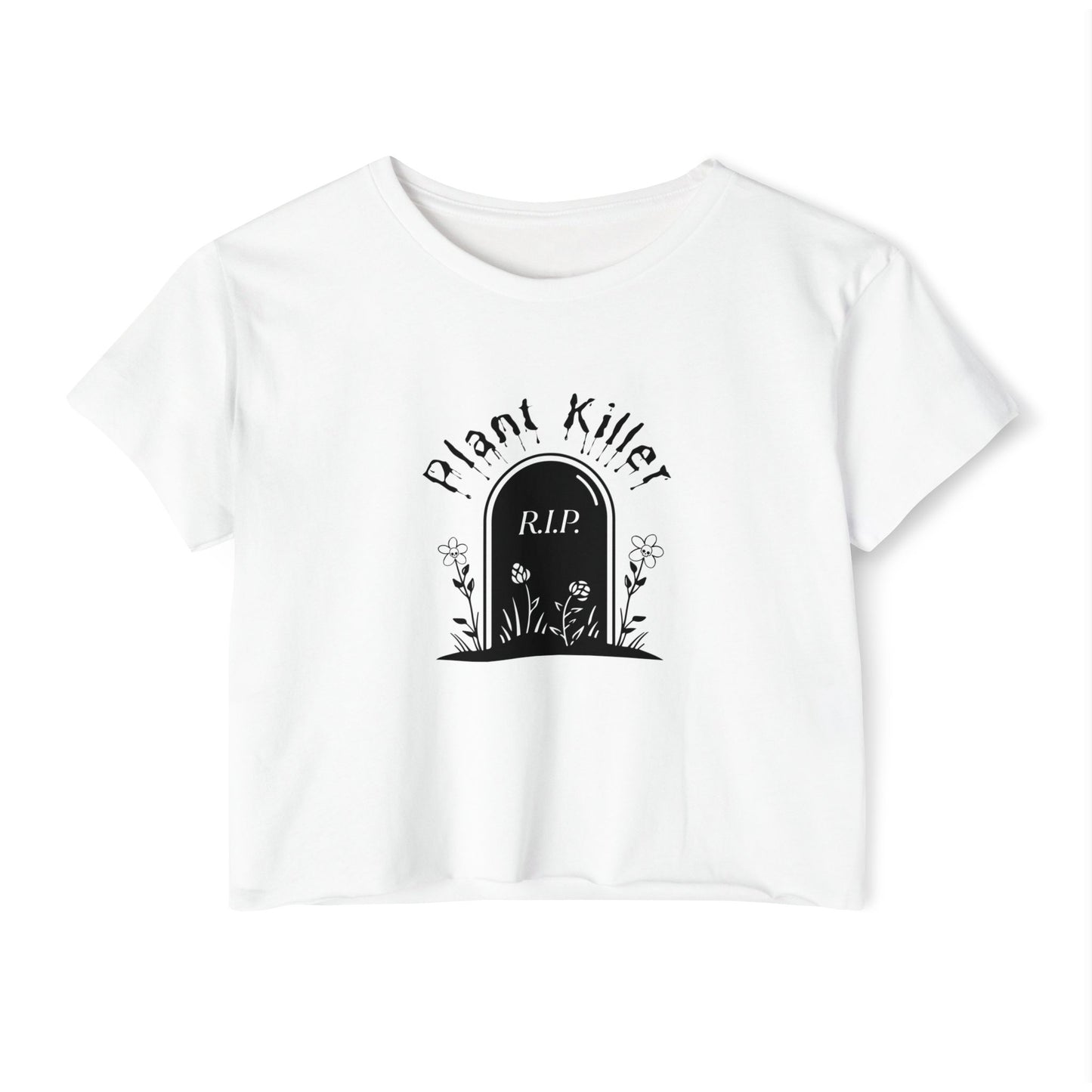 "Plant Killer" Flowy Crop Top