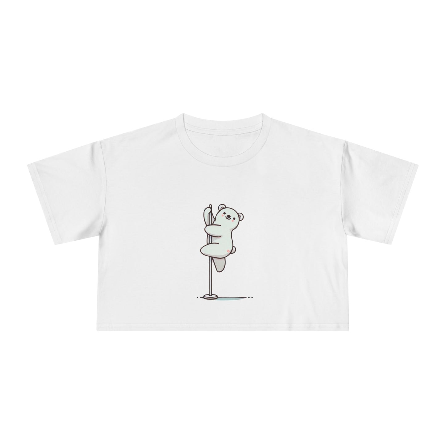 Dancing Polar Bear Premium Crop Top
