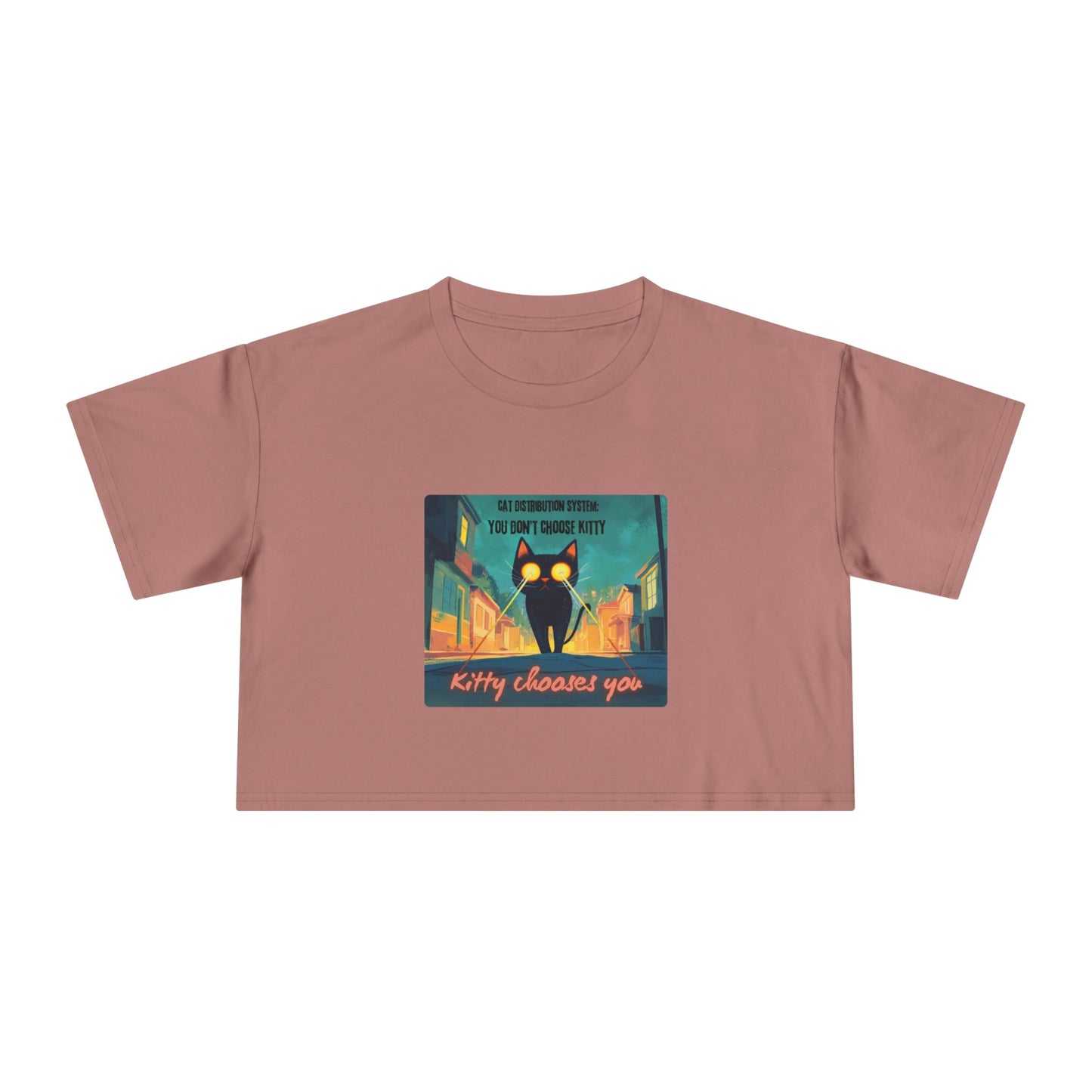 "Cat Distribution System" Premium Crop Top