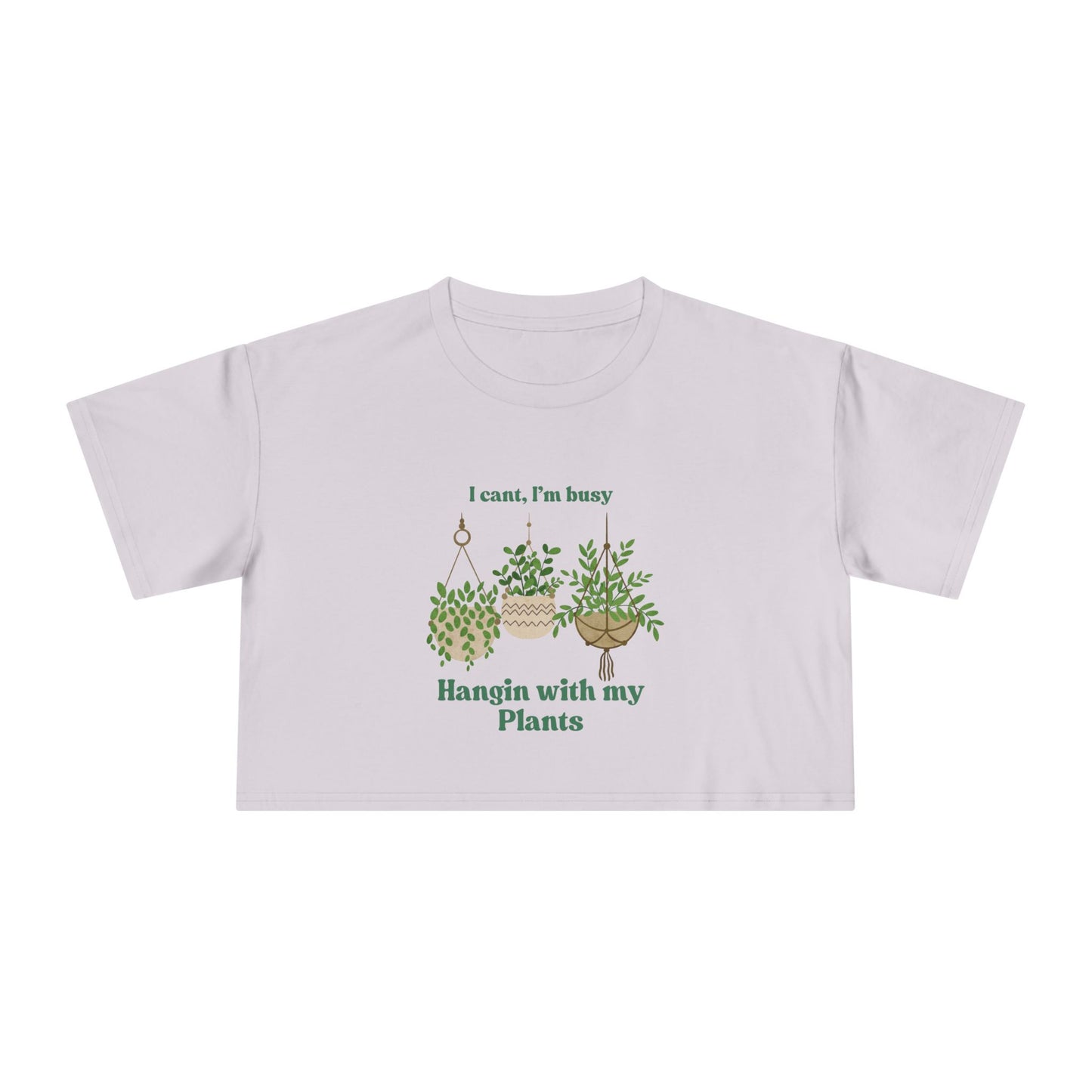 "Hangin with my Plants" Premium Crop Top