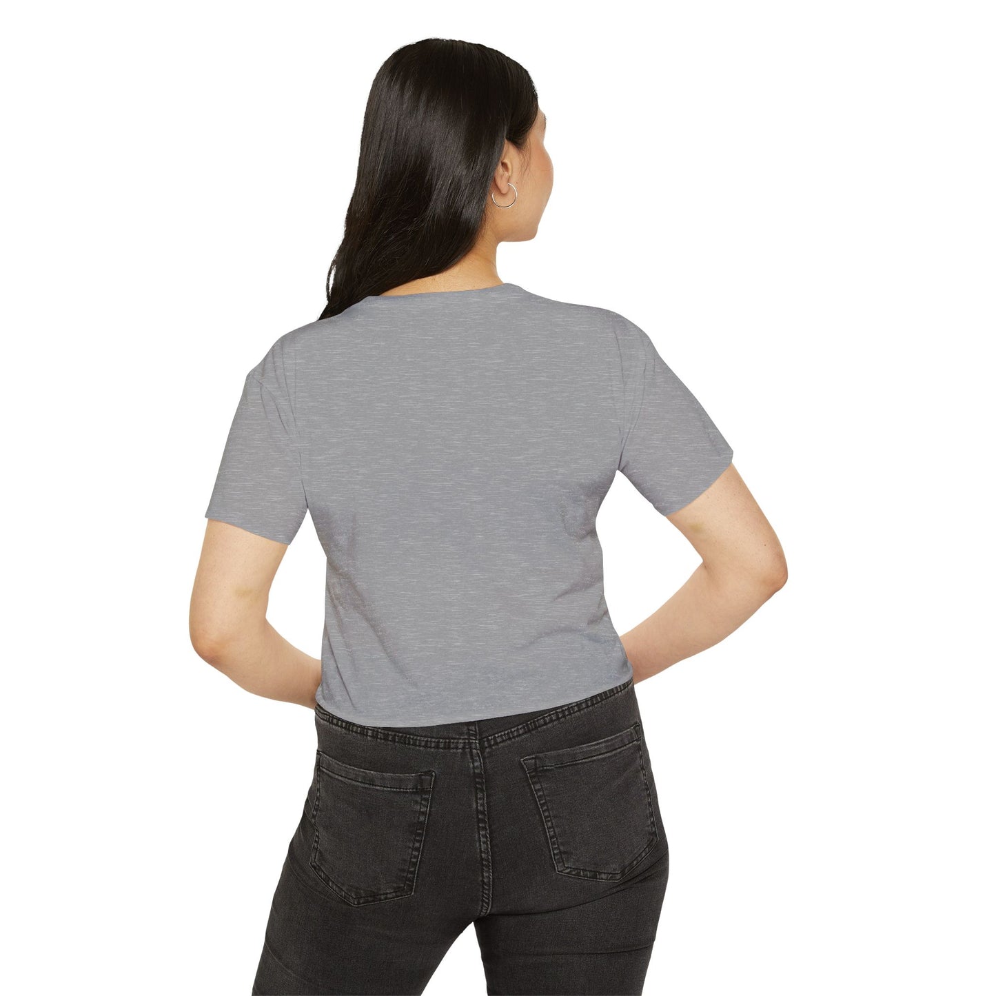 "Here for the Tea" Flowy Crop Top