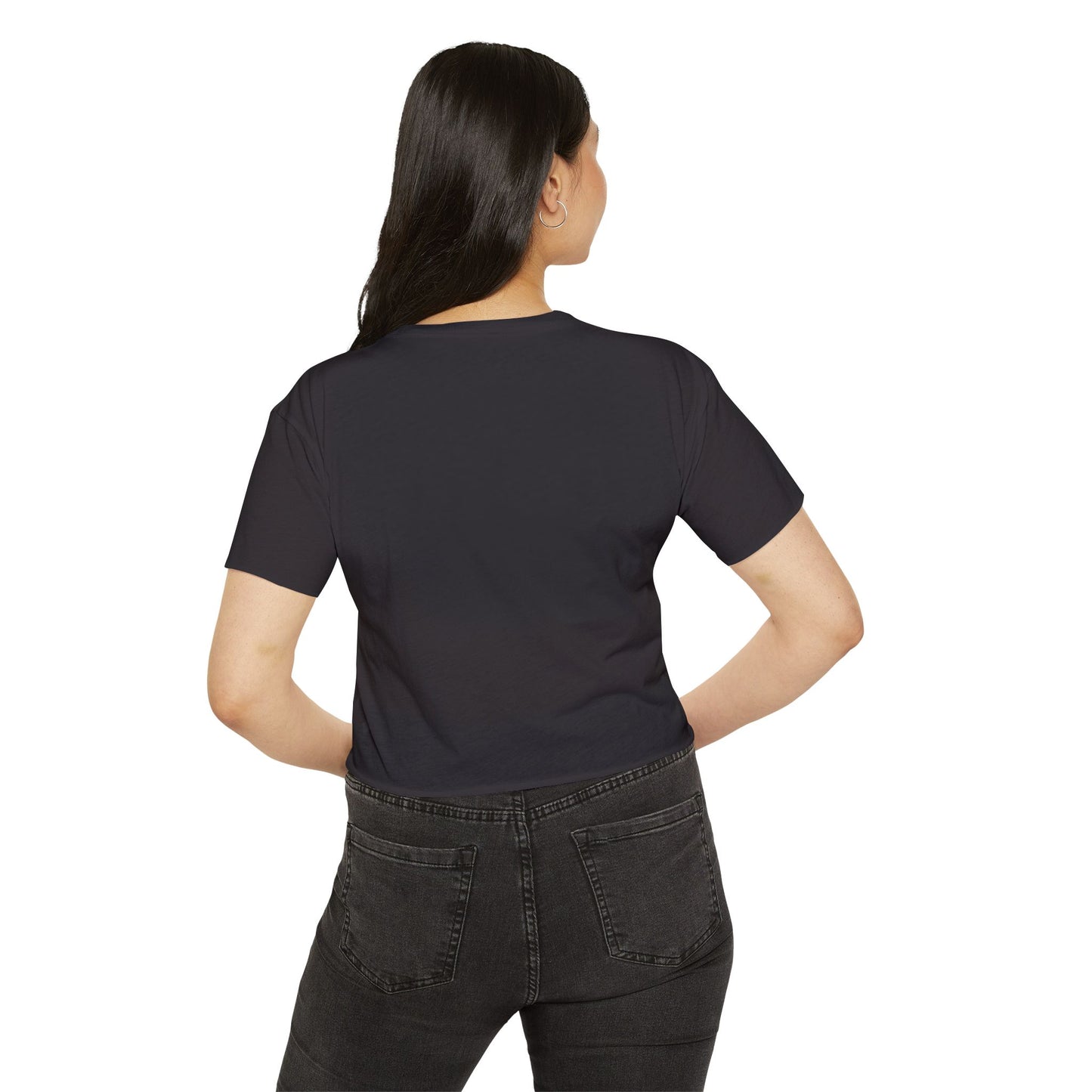 "feral." Flowy Crop Top